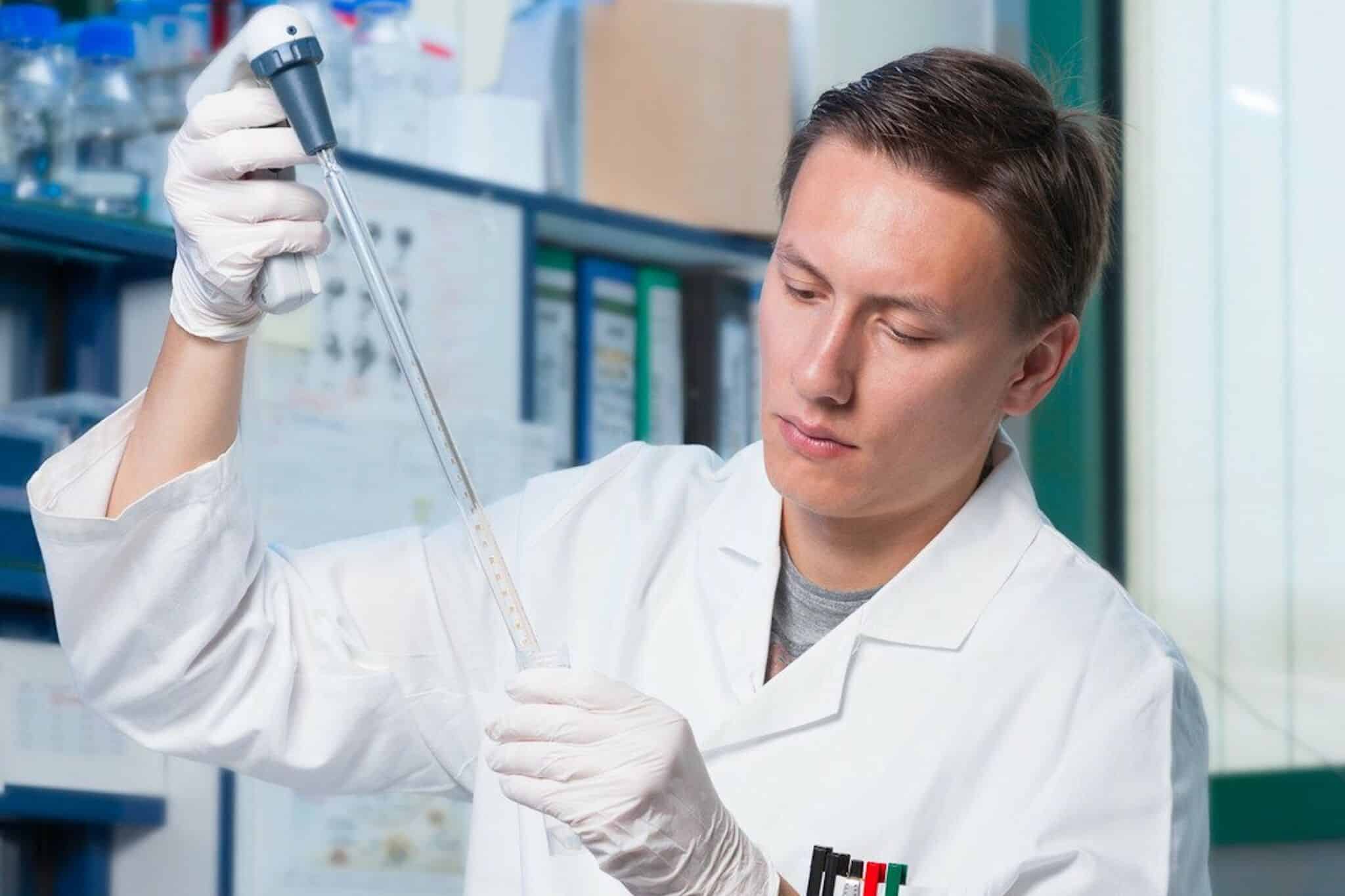 Scientist at work