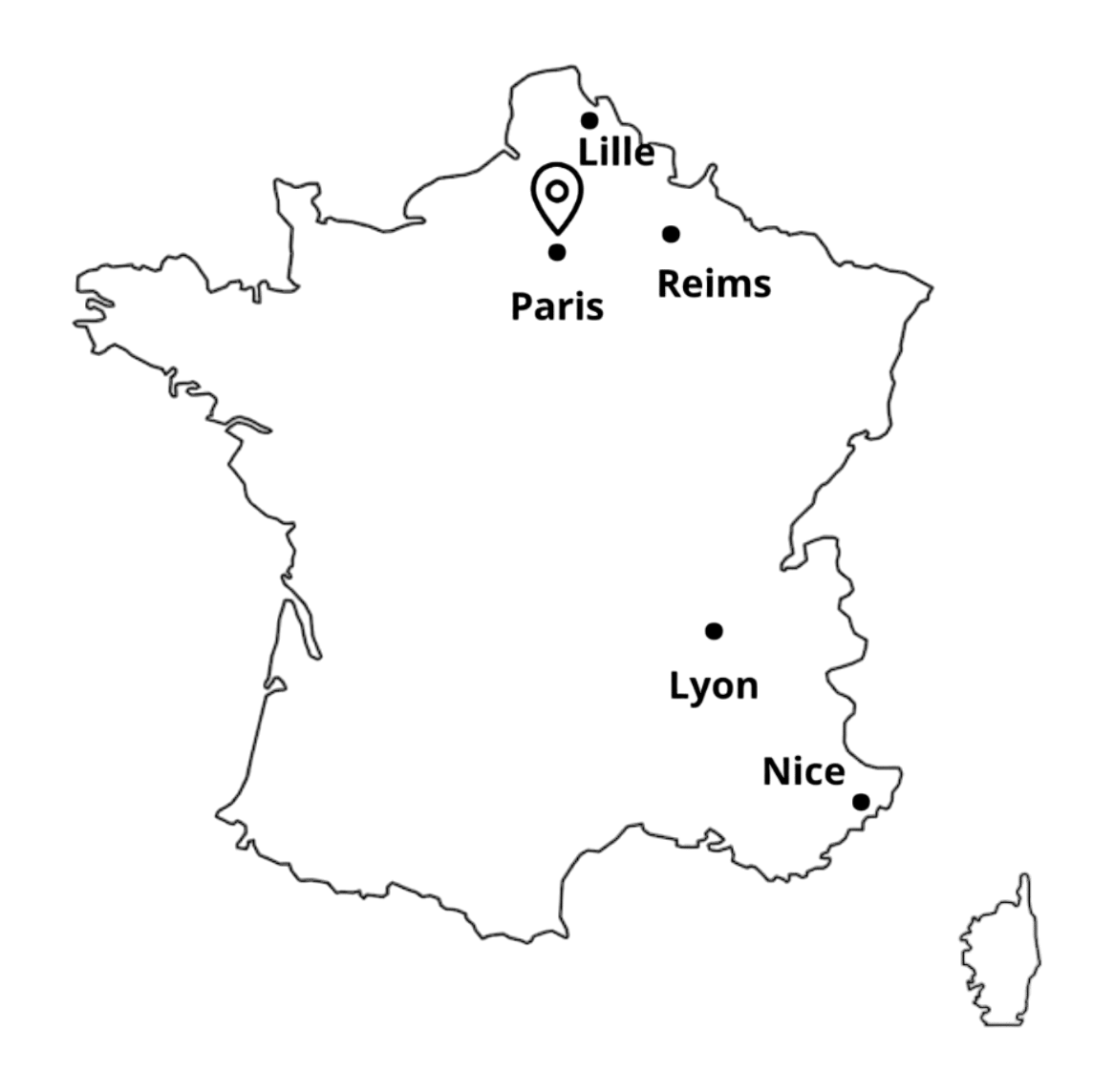 Carte Progress Santé de Paris